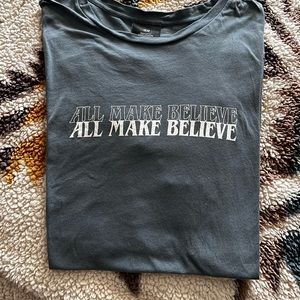 H&M mens graphic tshirt all make believe
